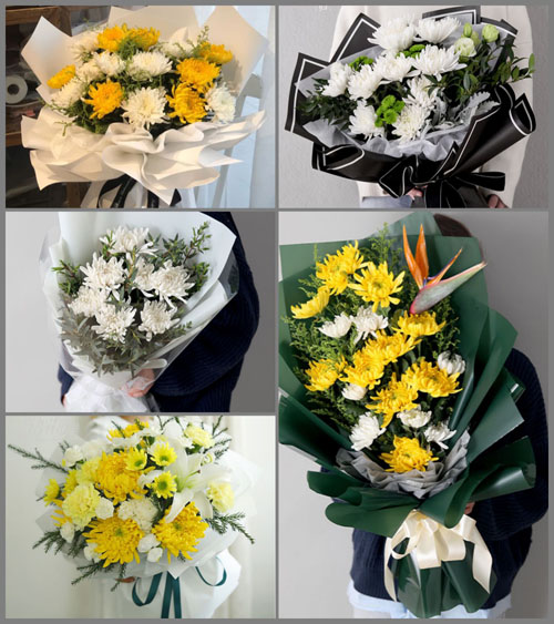 广东肇庆市怀集县诗洞镇健丰村白事花束代送